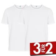 Dovre 2P Organic Cotton Crew Neck Weiß Ökologische Baumwolle Small Her...