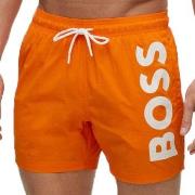 BOSS Badehosen Octopus Swimshort Orange Polyamid Medium Herren