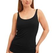 Calida Natural Skin Tank Top With Bustier Schwarz Small Damen