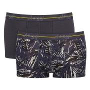 Sloggi 2P For Men Start Hip Graumelliert Baumwolle Small Herren