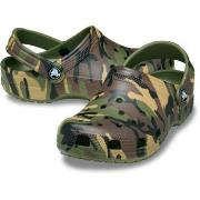 Crocs Classic Camo Clog Unisex Grün gemustert US C11 (EU 28-29)