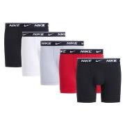 Nike 5P Essentials Cotton Stretch Boxers Schwarz/Grau/Rot Baumwolle Sm...