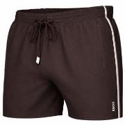 BOSS Badehosen Iconic Swimshorts Dunkelbraun Polyester Medium Herren