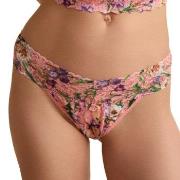 Hanky Panky Printed Low Rise Thong Geblümt Nylon One Size Damen