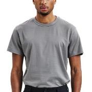 Bread and Boxers Pima Cotton Crew Neck Grau Ökologische Baumwolle Smal...