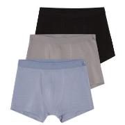 Bread and Boxers Boxer Briefs 3P Schwarz/Blau Ökologische Baumwolle Sm...
