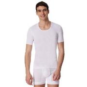 Schiesser Classics Short Sleeve Shirt 3XL-6XL Weiß Baumwolle 3XL Herre...