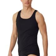 Schiesser 2P Fine Ribbed Undershirts 3XL-4XL Schwarz Baumwolle 3XL Her...