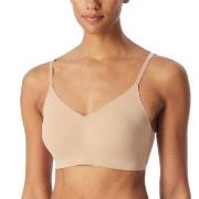 Schiesser BH Invisible Soft Bustier Padded Bralette Sand 38 Damen