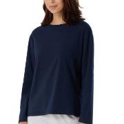 Schiesser Women Mix and Relax Long Sleeved Shirt Dunkelblau Baumwolle ...