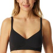 Schiesser BH Unique Cotton Soft Bra Schwarz Baumwolle A 70 Damen
