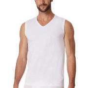 Schiesser 2P Cotton Tank Top V-Neck Weiß Baumwolle Small Herren