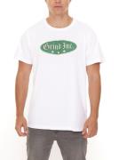 GRIND Inc Old School Logo Tee Herren Kurzarm-Shirt mit Logo-Print Baum...