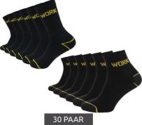 30 Paar GRIPWOOL Arbeits-Strümpfe Baumwoll-Socken Work-Socken Sneaker-...