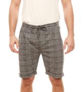 SUBLEVEL Herren Sweat-Shorts im Glencheck-Muster kurze Hose H17860O661...