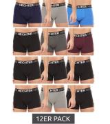 12er Pack HECHTER STUDIO Herren Boxershorts Baumwoll-Unterwäsche Schwa...