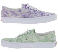 VANS ERA Sneaker Canvas-Schuhe für Damen und Herren mit Paisley-Muster...