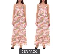 2er Pack Aniston CASUAL Damen Maxi-Kleid mit Allover-Print Sommer-Klei...