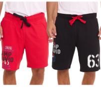 CAMP DAVID Herren Sweat-Shorts mit Baumwollanteil Sommer-Shorts Limite...