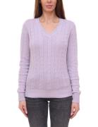 AjC Strick-Pullover langärmliges Damen Strick-Shirt mit V-Ausschnitt 1...