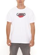 GRIND Inc Logo Tee Herren Kurzarm-Shirt mit großem Logo-Print Baumwoll...