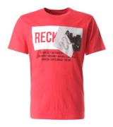 YOUNG & RECKLESS Exchange T-Shirt auffälliges Baumwoll-Shirt mit Print...