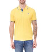 U.S. POLO ASSN. Herren Polo-Shirt Basic-Shirt Baumwoll-Shirt Kurzarm-S...