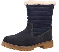 Darkwood Damen Echtleder-Schuhe Winter-Stiefel mit Kuschelfellfutter u...