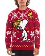 PEANUTS Snoopy Ugly Christmas Sweater Strick-Pullover für Damen und He...