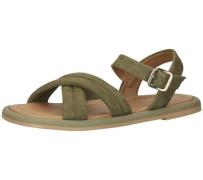 SANSIBAR Damen Echtleder-Schuhe im Ethno-Look Sommer-Sandale 1096240 G...