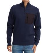 INDICODE Meddo Herren Strick-Pullover mit Brusttasche Baumwoll-Troyer ...