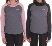 OXIDE XCO Damen Fitness-Pullover sportlicher Jogging-Pullover Langarm-...