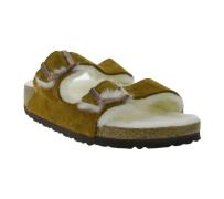 BIRKENSTOCK Arizona Damen Pantoletten mit Fellfutter Made in Germany s...