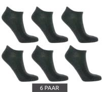 6 Paar TASTIQ Sneaker-Socken schlichte Baumwoll-Socken in Geschenkbox ...