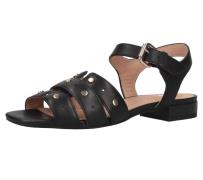 GEOX Damen Sandale Echtleder-Sandalette mit Nieten Sommer-Schuhe D154H...