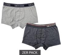 2er Pack SOCKCESS Herren Retro-Shorts Boxershorts Baumwoll-Unterwäsche...