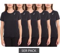 5er Pack NIKE Dri-FIT Race Damen T-Shirt kurzärmliges Fitness-Shirt lu...