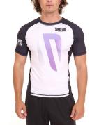 SUPER PRO Rashguard No Mercy Kurzarm-Shirt komprimierender Schnitt Kam...