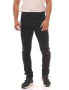 ONLY & SONS Herren Slim Fit-Jeans Loom Knee Cut Schwarz