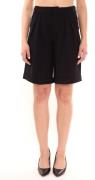 AjC Damen Anzug-Shorts elegante kurze Hose Mode-Bermuda 73405624 Schwa...