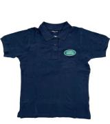 LAND ROVER Damen Polo-Shirt aus Baumwolle Kurzarm-Shirt mit Logo Stick...