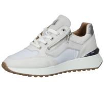 SCAPA Damen Sneaker elegante Echtleder-Schuhe Made in Portugal mit Mes...