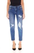 LTB Eliana Y Damen Boyfriend-Jeans Slim Fit Baumwoll-Hose mit Olkaria-...