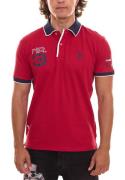 U.S. POLO ASSN. Kurzarm Polo-Hemd bequemes Polo-Shirt für Herren mit F...