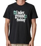 GLOBE Underground Holiday Herren Baumwoll-Shirt nachhaltiges Rundhals-...