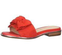 PETER KAISER Damen Pantolette Echtleder-Sandale mit verspielter Zier-S...