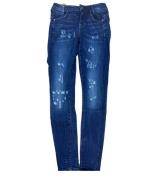 G-Star RAW D-Staq Damen Baumwoll-Hose angesagte Skinny-Hose Freizeit-H...