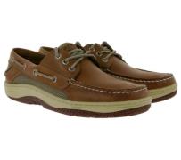 SPERRY Billfish 3-Eye Herren Halb-Schuhe mit 360-Lacing-System Echtled...