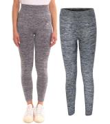 OXIDE Training Damen Fitness-Leggings Sport-Hose in 3/4-Länge mit X-Co...