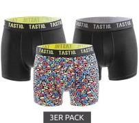 3er Pack TASTIQ Herren Boxershorts mit Müsli-Print Baumwoll-Unterhose ...